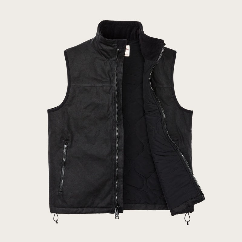 Tin cloth primaloft® vest by Filson | Black (Black)