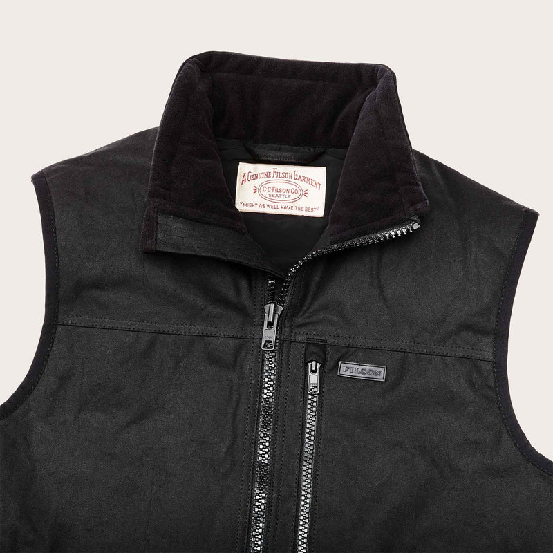 Tin cloth primaloft® vest by Filson | Black (Black)