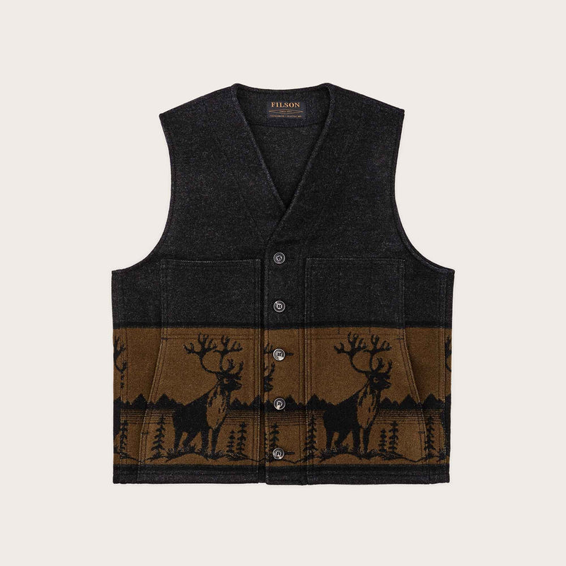 Klondike wool vest von Filson | Dark charcoal heathe (Grey)