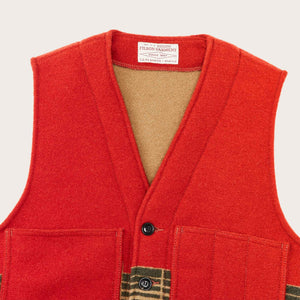 Jacquard wool vest von Filson | Red/khaki/forest multi (Red)