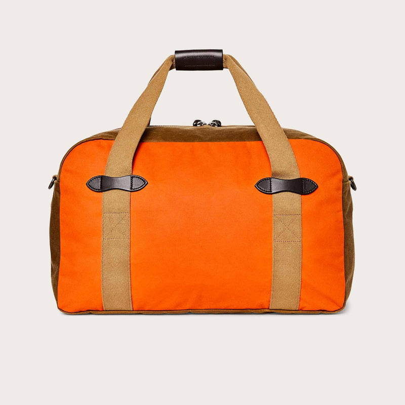 Medium tin cloth duffle bag von Filson | Dark tan / flame (Orange)