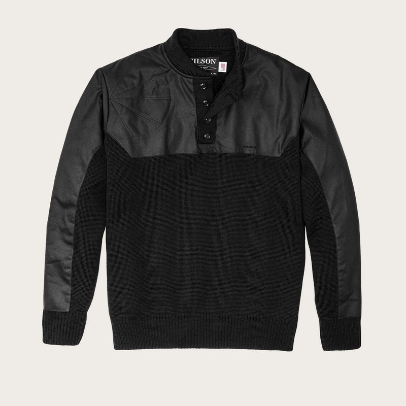 Henley guide sweater di Filson | Black (Black)