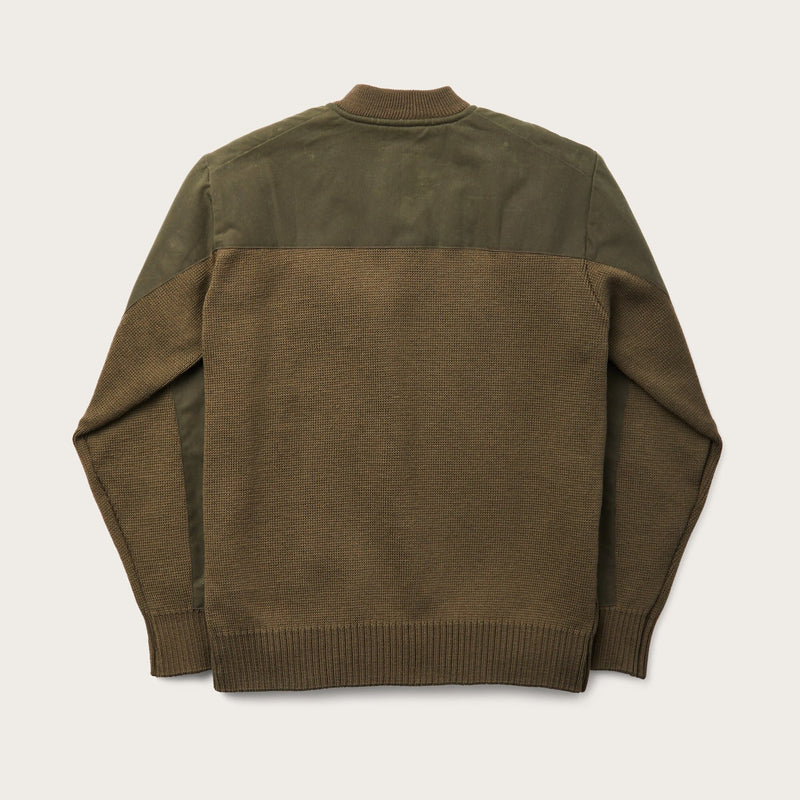 Henley guide sweater von Filson | Peat green (Green)