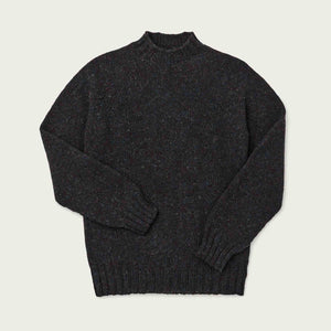 3gg crewneck sweater by Filson | Black / cobalt marl (Blue)