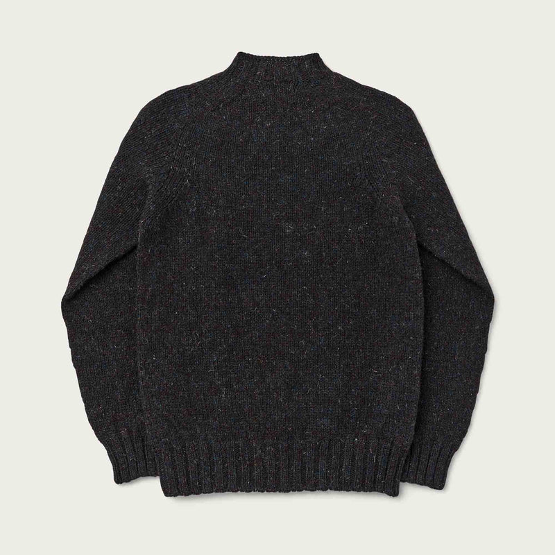 3gg crewneck sweater by Filson | Black / cobalt marl (Blue)