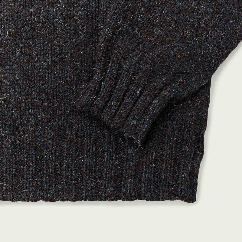 3gg crewneck sweater by Filson | Black / cobalt marl (Blue)