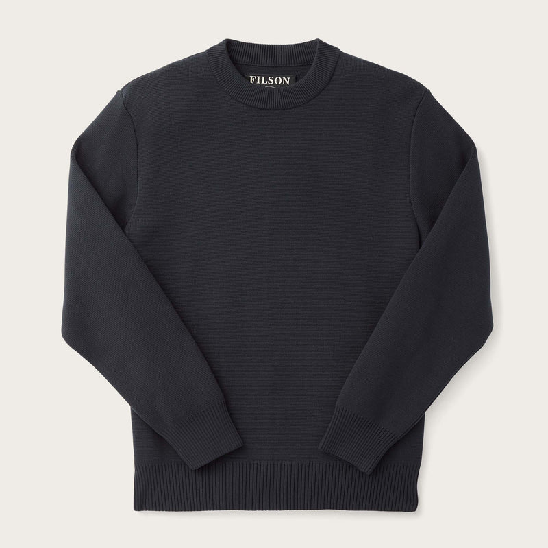 Cotton crewneck guide sweater von Filson | Dark navy (Blue)