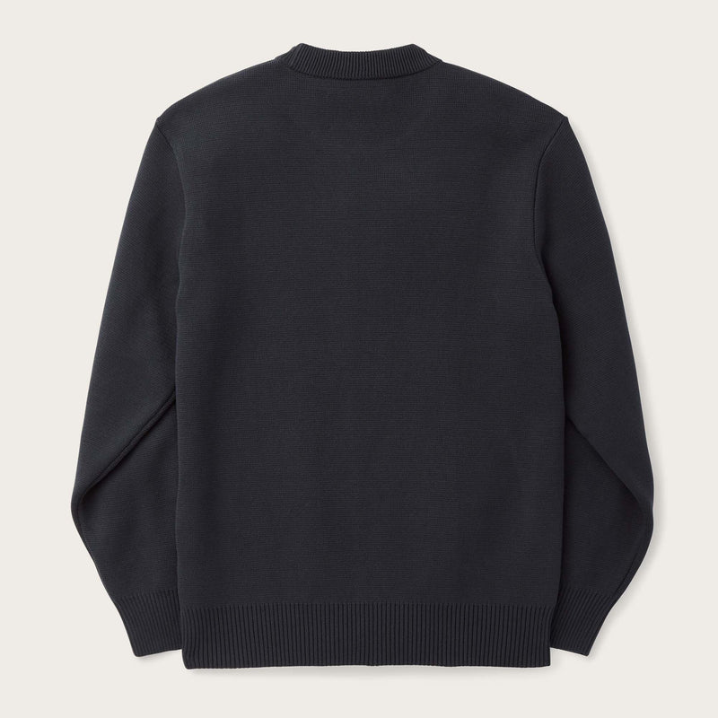 Cotton crewneck guide sweater von Filson | Dark navy (Blue)