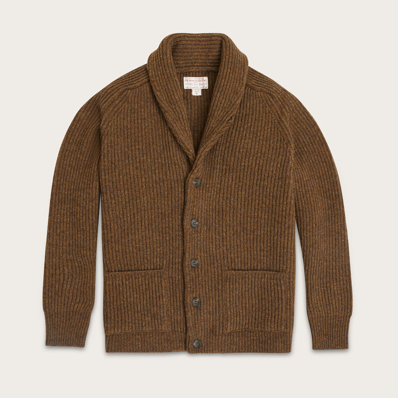 Bristol cardigan sweater di Filson | Heather brown (Brown)