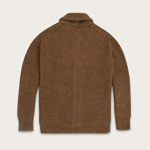 Bristol cardigan sweater di Filson | Heather brown (Brown)