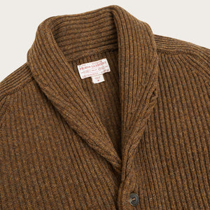 Bristol cardigan sweater di Filson | Heather brown (Brown)