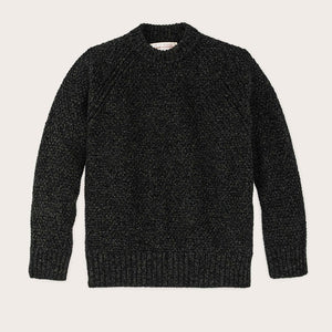 Rustic crewneck sweater von Filson | Black / nori melange (Black)