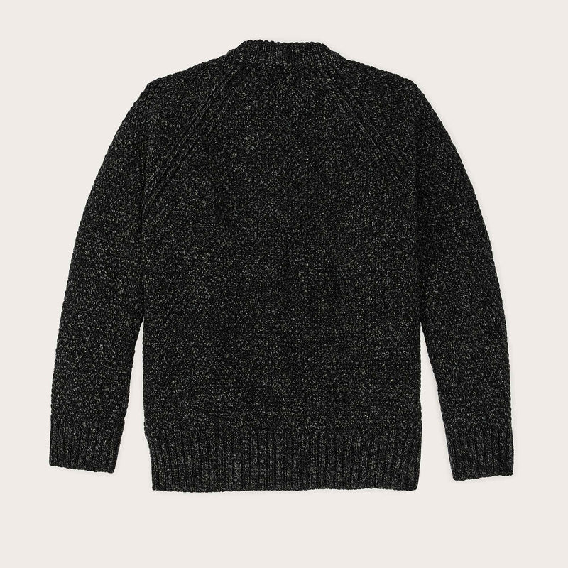 Rustic crewneck sweater von Filson | Black / nori melange (Black)