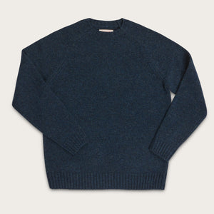 Irish wool 5-gauge sweater von Filson | Blue / green melange (Blue)