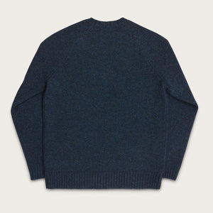 Irish wool 5-gauge sweater von Filson | Blue / green melange (Blue)