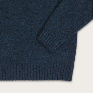 Irish wool 5-gauge sweater von Filson | Blue / green melange (Blue)