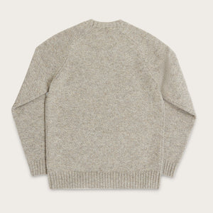 Irish wool 5-gauge sweater von Filson | Natural / brown mela (Beige)