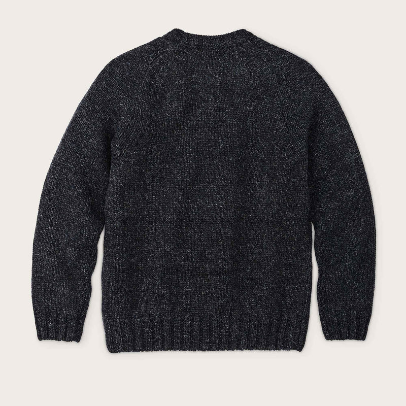 Irish wool 3-gauge sweater von Filson | Slate / navy melange (Blue)