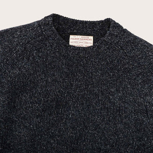 Irish wool 3-gauge sweater von Filson | Slate / navy melange (Blue)