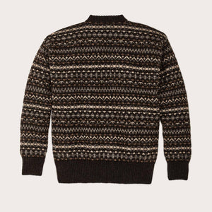 Fairisle crewneck sweater von Filson | Black / multi (Black)