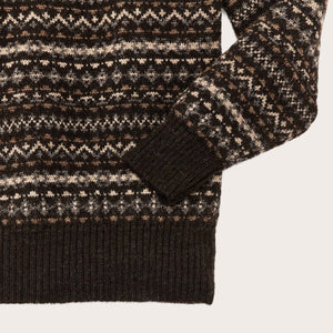 Fairisle crewneck sweater von Filson | Black / multi (Black)