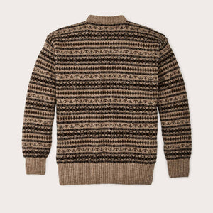 Fairisle crewneck sweater di Filson | Fawn / multi (Brown)