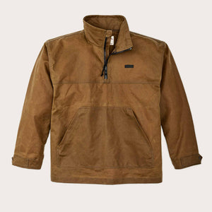 Tin cloth quarter zip pullover di Filson | Dark tan (Beige)