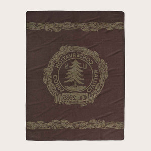 Ccc jacquard wool blanket di Filson | Olive brown multi (Brown)