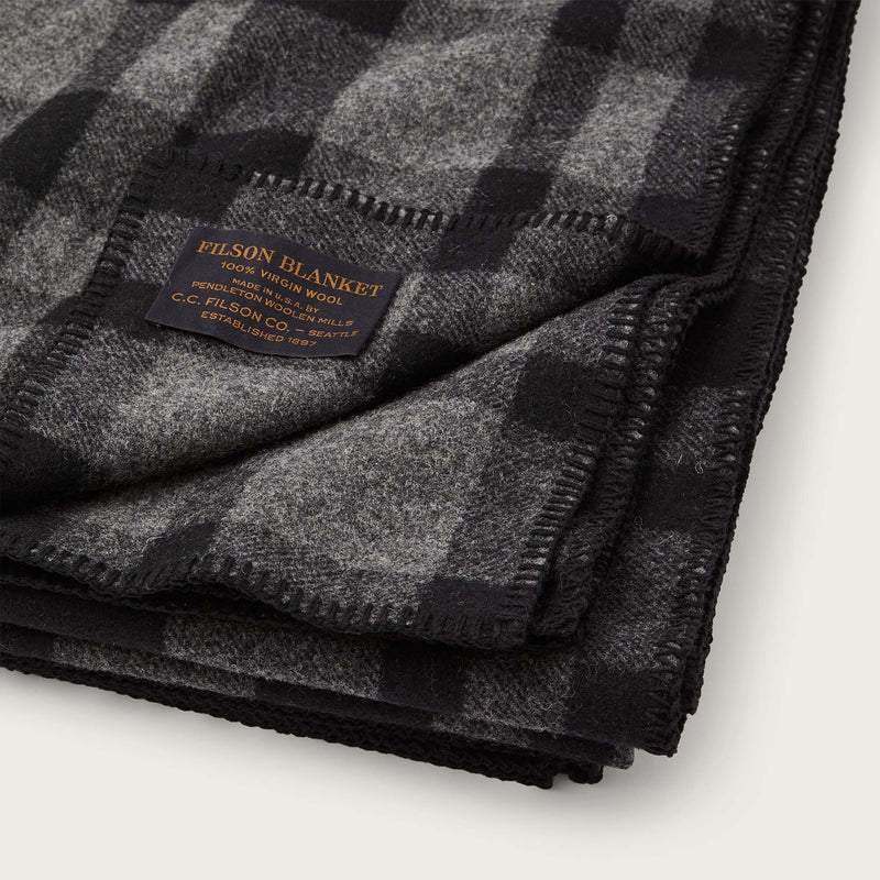 Mackinaw wool blanket von Filson | Charcoal black (Gray)