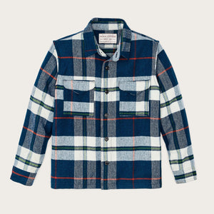 Wool jac-shirt by Filson | Cobalt / white / mul (Blue)