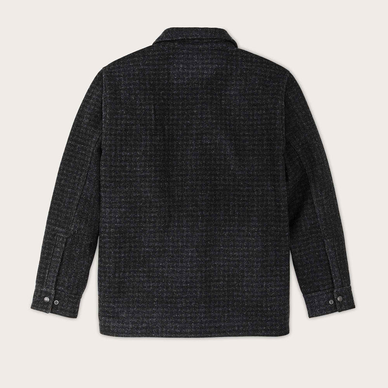 Lined mackinaw wool jac-shirt von Filson | Black marl / heather (Black)