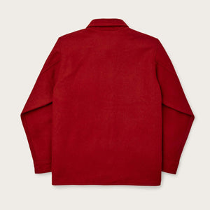 Lined mackinaw wool jac-shirt by Filson | Red oak (Red)