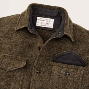 Ccc jacquard wool jac-shirt von Filson | Olive brown multi (Brown)