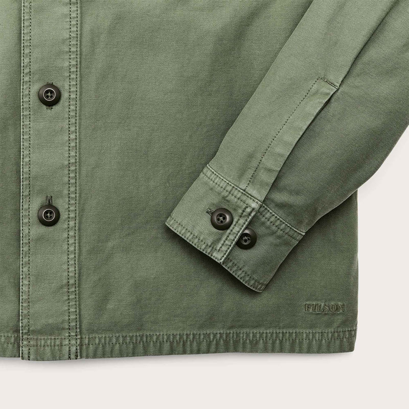 Field jac-shirt by Filson | Washed fatigue green (Green)