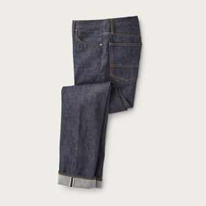 Rail-splitter selvedge jeans von Filson | Raw indigo (Blue)