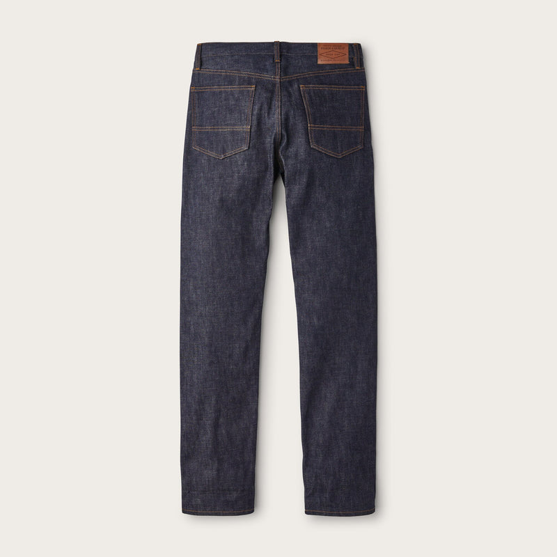 Rail-splitter selvedge jeans von Filson | Raw indigo (Blue)