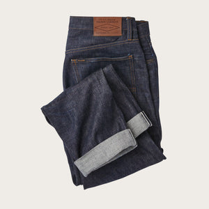 Rail-splitter selvedge jeans von Filson | Raw indigo (Blue)