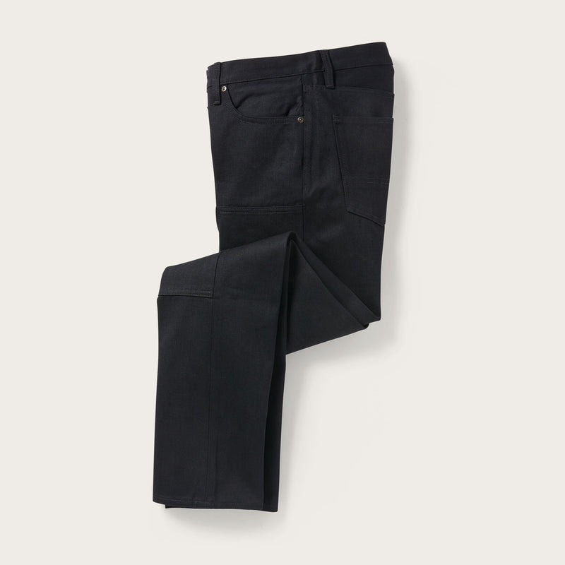 Bullbuck double-front jeans von Filson | Raw black (Black)