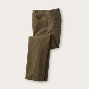 Dry tin cloth 5-pocket pants von Filson | Marsh olive (Green)