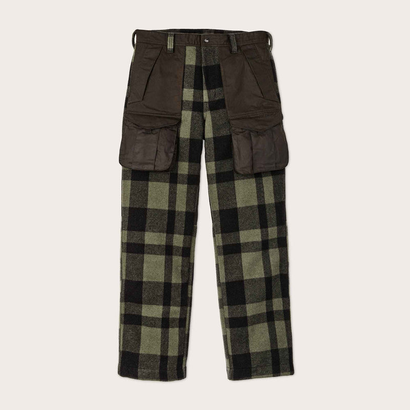 Mackinaw wool hunting pants von Filson | Otter green - black (Green)