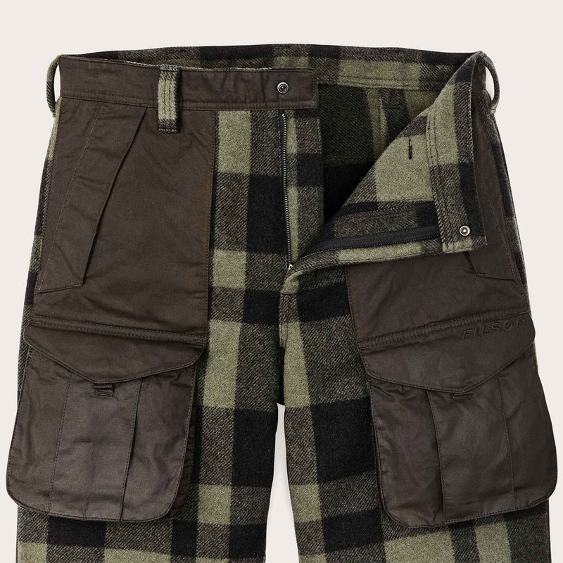 Mackinaw wool hunting pants von Filson | Otter green - black (Green)