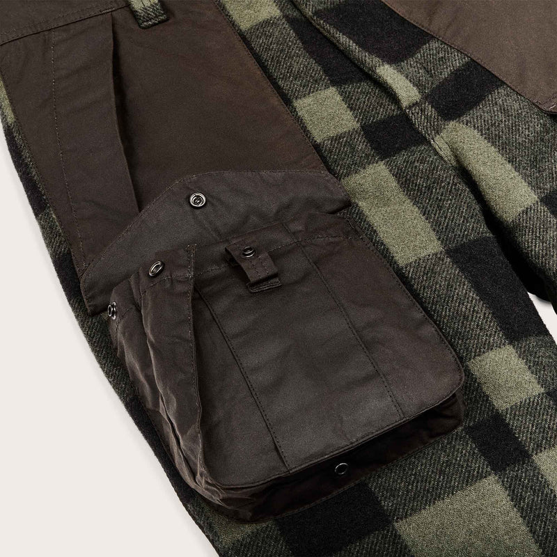 Mackinaw wool hunting pants von Filson | Otter green - black (Green)