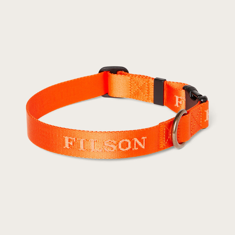 Nylon dog collar di Filson | Flame (Orange)