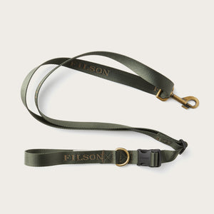 Adjustable nylon leash von Filson | Dark timber (Green)