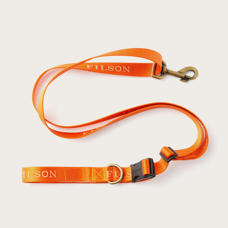 Adjustable nylon leash von Filson | Flame (Orange)