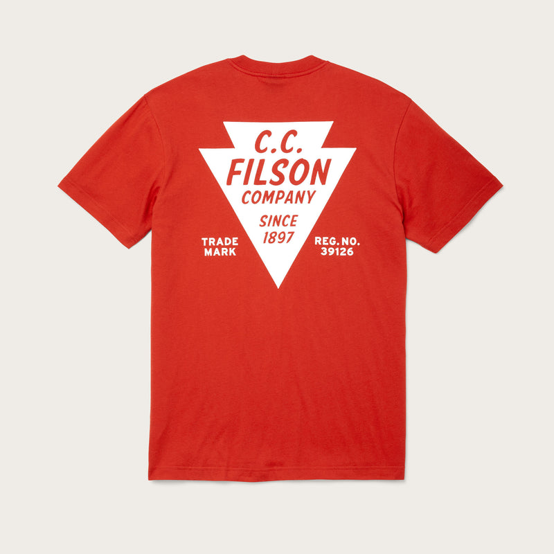 Ranger graphic t-shirt di Filson | Red arrow (Red)