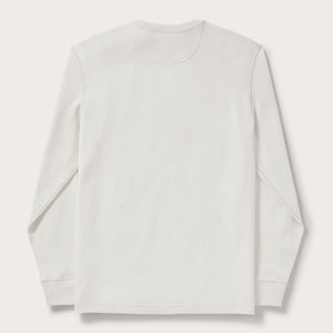 Waffle knit thermal crew von Filson | Sand (Beige)