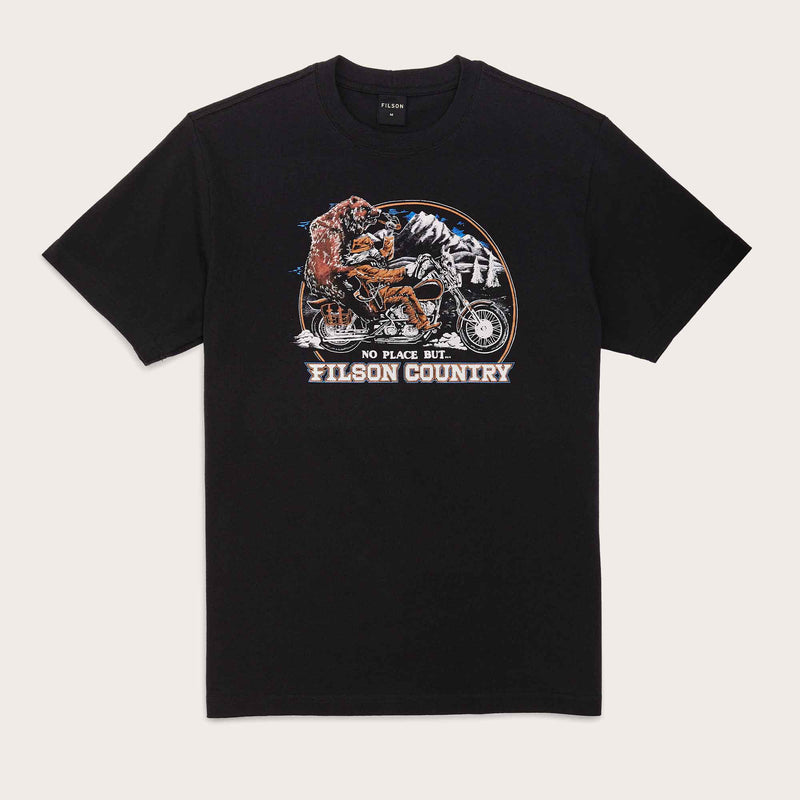 Pioneer graphic t-shirt by Filson | Coal / country (Grey)