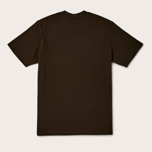 Pioneer graphic t-shirt von Filson | Cigar brown / bless (Brown)