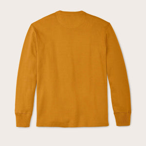 Waffle knit henley di Filson | Buckthorn brown (Orange)